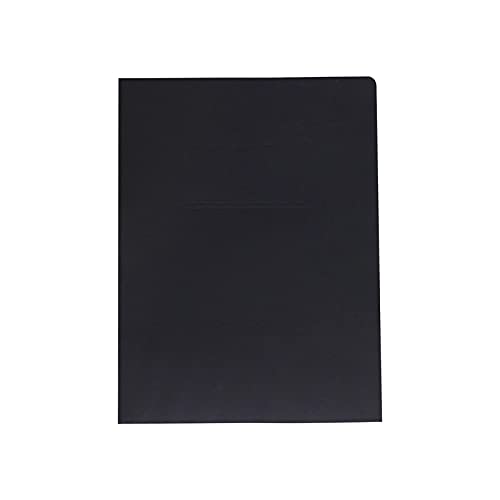 KEERADS Ordner Student File Briefpapier Color Cover Folder Mappe L-förmige Akte Papier Büro & Schreibwaren 2025 (Black, One Size) von KEERADS