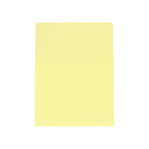 KEERADS Ordner Student File Briefpapier Color Cover Folder Mappe L-förmige Akte Papier Büro & Schreibwaren 2025 (Yellow, One Size) von KEERADS