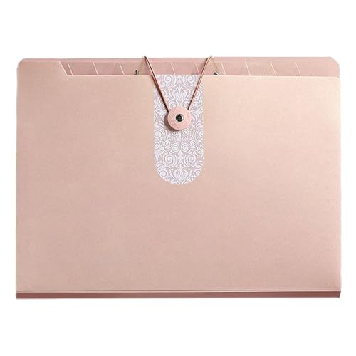 KEERADS Organizer Accordion Folder Folders For Documents Multiple Pockets File | Letter Size With 8 Portable Receipt Paper Bill Document (A, B) von KEERADS