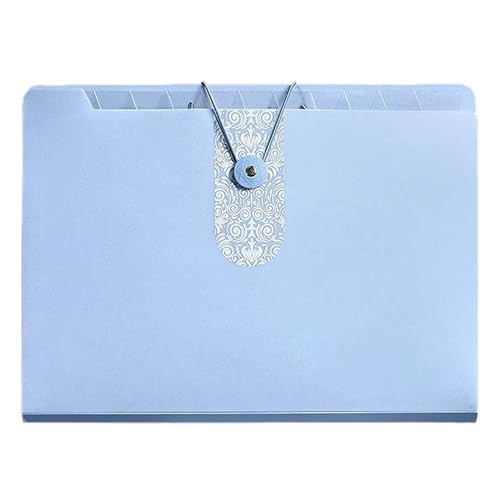 KEERADS Organizer Accordion Folder Folders For Documents Multiple Pockets File | Letter Size With 8 Portable Receipt Paper Bill Document (B, B) von KEERADS