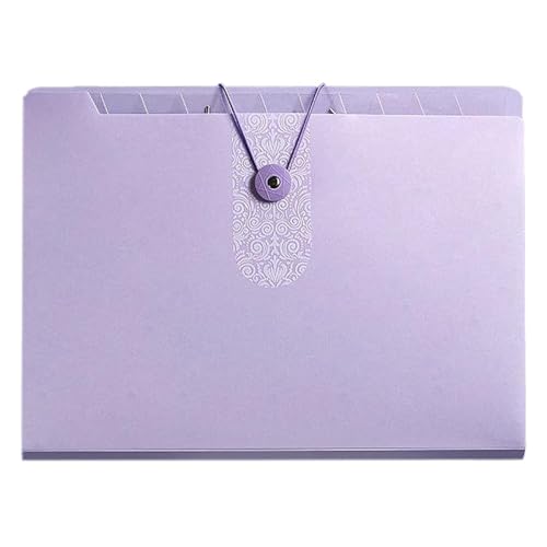 KEERADS Organizer Accordion Folder Folders For Documents Multiple Pockets File | Letter Size With 8 Portable Receipt Paper Bill Document (D, B) von KEERADS