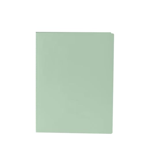 KEERADS Organizer Präsentationsbuch aus Kunststoff im -Format, Farbverlauf-Grün, mit transparentem Kunststoffeinband, 30 Hüllen, Portfolio-Ordner, Aktenordner Kunststoffhüllen für (Mint Green, A) von KEERADS