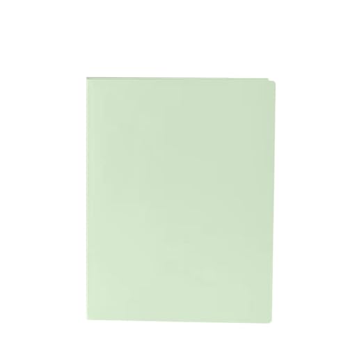 KEERADS Organizer Präsentationsbuch aus Kunststoff im -Format, Farbverlauf-Grün, mit transparentem Kunststoffeinband, 30 Hüllen, Portfolio-Ordner, Aktenordner Kunststoffhüllen für die (C, A) von KEERADS