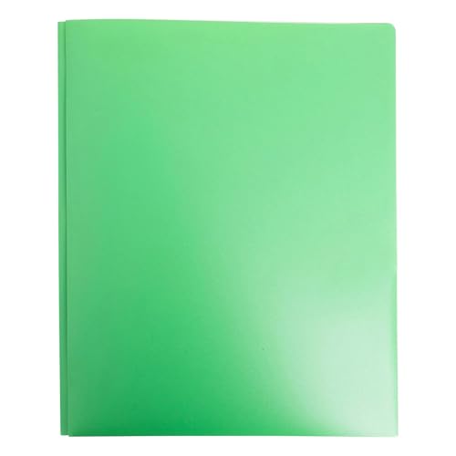 KEERADS Pappe Farbiger Kunststoffordner mit und Zinken (, 1 Packung) Bunte Ordner & Schulordner Verschlüssen 2025 (Green, One Size) von KEERADS