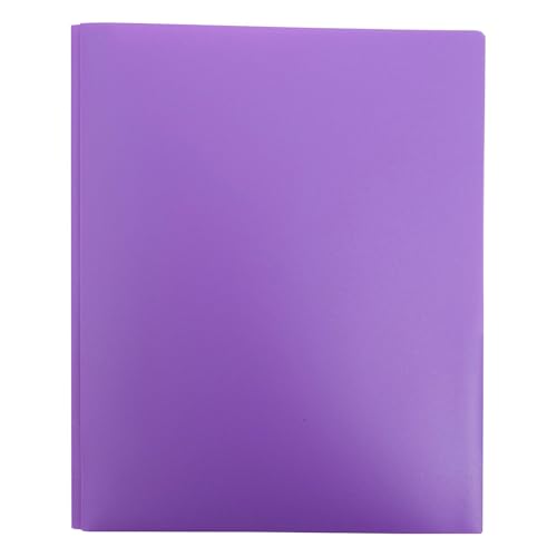 KEERADS Pappe Farbiger Kunststoffordner mit und Zinken (, 1 Packung) Bunte Ordner & Schulordner Verschlüssen 2025 (Purple, One Size) von KEERADS