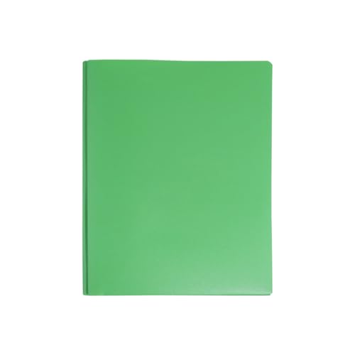 KEERADS Pappe Ordner mit zwei, drei Löcher, Zinkenverschlüsse, Briefgröße, extra robuste Ordner, 2025 (Green, One Size) von KEERADS