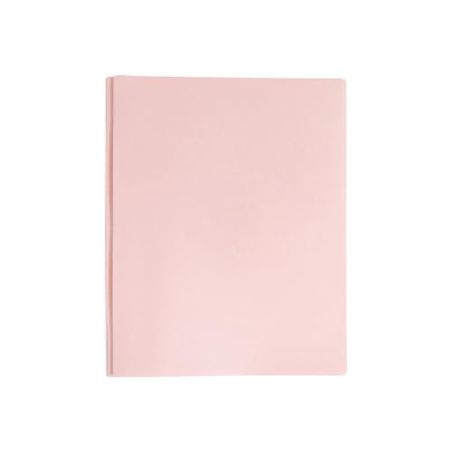 KEERADS Pappe Ordner mit zwei, drei Löcher, Zinkenverschlüsse, Briefgröße, extra robuste Ordner, 2025 (Pink, One Size) von KEERADS