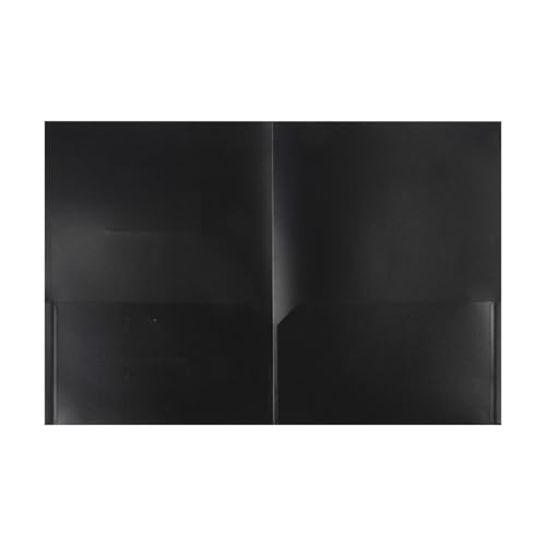 KEERADS Pappe Packen Sie Plastiktaschenordner ein, robuste Ordner mit für Papier im -Briefformat die Schule 2025 (Black, One Size) von KEERADS