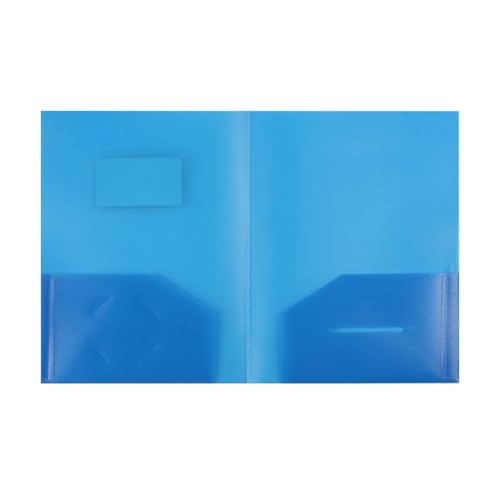 KEERADS Pappe Packen Sie Plastiktaschenordner ein, robuste Ordner mit für Papier im -Briefformat die Schule 2025 (Sky Blue, One Size) von KEERADS