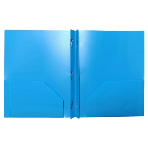 KEERADS Postmappe PP Tadpole Clip Doppel Ordner Kunststoff Lagerung Klapp 2025 (Blue, A) von KEERADS