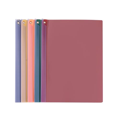 KEERADS Ringbuch 1 Packung -Berichtshüllen mit transparenter Vorderseite, Präsentationsmappen aus Kunststoff, Lebenslauf-Portfolio-Ordner, Papier-Aktenordner schwenkbarem (B, One Size) von KEERADS