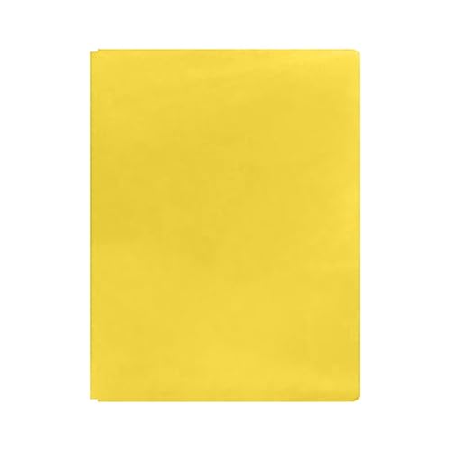 KEERADS Ringbuch Packen Sie Plastiktaschenordner ein, robuste Ordner mit für Papier im -Briefformat die Schule 2025 (Yellow, One Size) von KEERADS