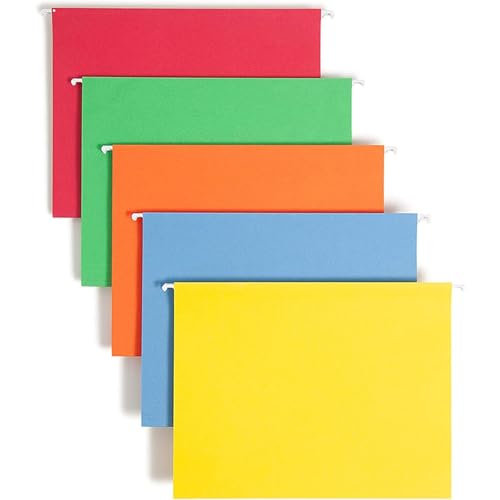 KEERADS Sammelmappe Hängemappen im Letter-Format, zufällige Farbe, Papier zum Aufhängen, die perfekte Lösung Dateien 2025 (Yellow, C) von KEERADS