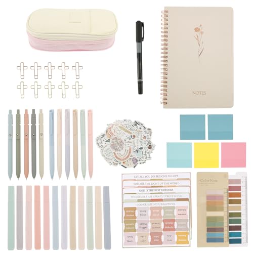 106 Stück Schulsachen mit 12 Textmarker 5 Gelstifte 6 Buntstifte 1 Markierstift 5 Haftnotizen Notizbuch Federmäppchen Schulzubehör Vollständig Schreibwaren Set für Schulbedarf Bürobedarf Künstlerbedar 106 Stück Schulsachen mit 12 Textmarker 5 Gelstifte 6 Buntstifte 1 Markierstift 5 Haftnotizen Notizbuch Federmäppchen Schulzubehör Vollständig Schreibwaren Set für Schulbedarf Bürobedarf Künstlerbedar von KEGAJEGA