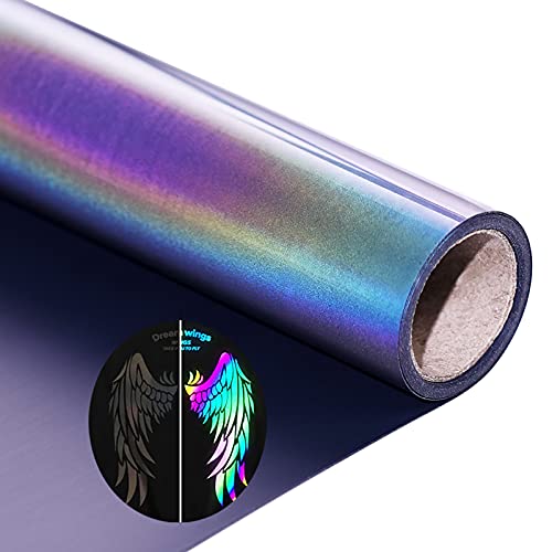 Reflektierendes Wärmetransfer-Vinyl, Regenbogen-HTV-Rollen, 30,5 cm x 2,4 m, reflektierend, Regenbogen, HTV für T-Shirts, DIY-Design, Cricut & Silhouette Cameo für Wärmepressmaschine Reflektierendes Wärmetransfer-Vinyl, Regenbogen-HTV-Rollen, 30,5 cm x 2,4 m, reflektierend, Regenbogen, HTV für T-Shirts, DIY-Design, Cricut & Silhouette Cameo für Wärmepressmaschine von KEGUMINGX