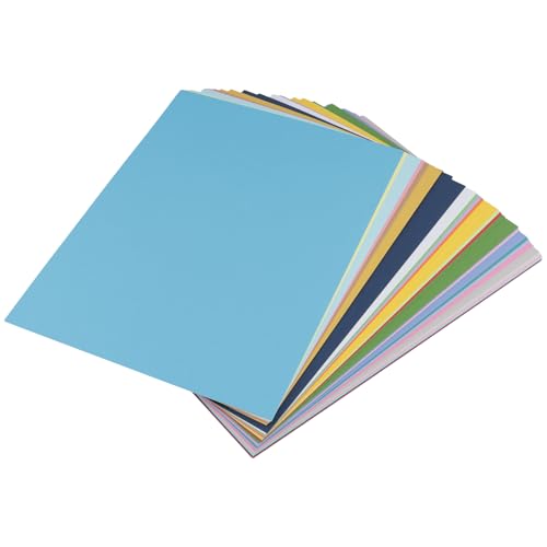 KEILEOHO 180 Blatt Tonpapier A4 Bunt 180g, 30 Farben Bastelpapier Bastelkarton Fotokarton Tonkarton zum Basteln, DIY von KEILEOHO