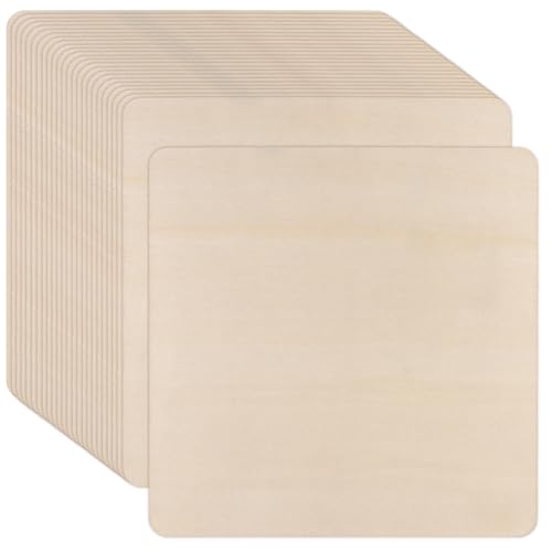 KEILEOHO 25 Stück Holzscheiben Quadratische 20 x 20 cm, 2,5 mm Dicke Naturholzscheiben Eckig, Unvollendete Holzplatte zum Basteln, für Malerei, Kunsthandwerk, Feste und Partys KEILEOHO 25 Stück Holzscheiben Quadratische 20 x 20 cm, 2,5 mm Dicke Naturholzscheiben Eckig, Unvollendete Holzplatte zum Basteln, für Malerei, Kunsthandwerk, Feste und Partys von KEILEOHO