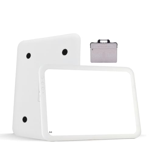 KEIWRLIGHT A4-Lichttafel für Tracing-Pad – wiederaufladbarer, tragbarer dünner Leuchttisch, 3 Farben, stufenlos, 6 Helligkeitsstufen, A4-Lichtbox für Diamantmalerei, Kunst, Kinder, Erwachsene, mit KEIWRLIGHT A4-Lichttafel für Tracing-Pad – wiederaufladbarer, tragbarer dünner Leuchttisch, 3 Farben, stufenlos, 6 Helligkeitsstufen, A4-Lichtbox für Diamantmalerei, Kunst, Kinder, Erwachsene, mit von KEIWRLIGHT