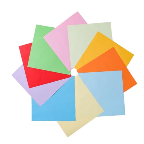 Origami Papier, 200 Blatt 10 Farben 10x10cm Doppelseitiges Faltpapier, Bastelpapier Bunt für DIY Schul Kunsthandwerksprojekte Erwachsene und Kinder Origami Papier, 200 Blatt 10 Farben 10x10cm Doppelseitiges Faltpapier, Bastelpapier Bunt für DIY Schul Kunsthandwerksprojekte Erwachsene und Kinder von KELCIO