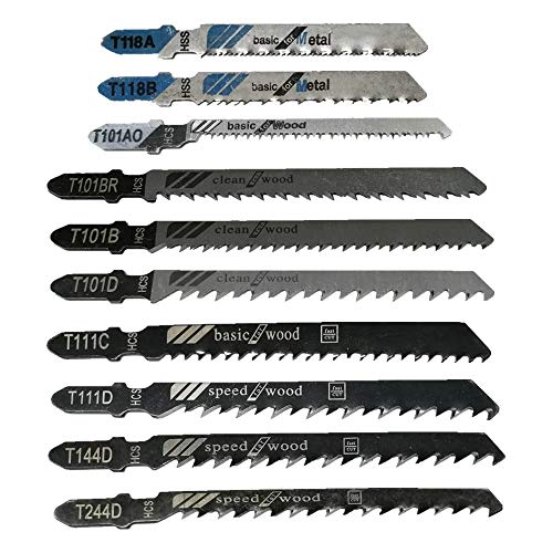 KELING 20-Teiliges T-Schaft-StichsäGeblatt-Set, StichsäGebläTter für die Meisten T-Schaft-StichsäGebläTter, Klingen zum Schneiden Von Metall, von KELING