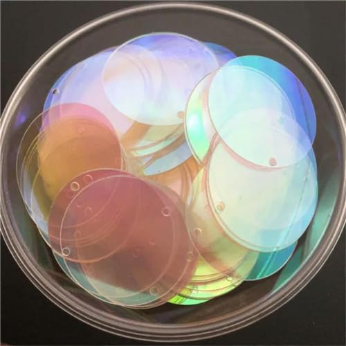 KEMTAT 10 mm, 15 mm, 20 mm, 25 mm, 30 mm, PVC, flach, rund, lose Pailletten, Pailletten, Nähen, Hochzeit, Bastelzubehör mit 1 Seitenloch KEMTAT 10 mm, 15 mm, 20 mm, 25 mm, 30 mm, PVC, flach, rund, lose Pailletten, Pailletten, Nähen, Hochzeit, Bastelzubehör mit 1 Seitenloch von KEMTAT