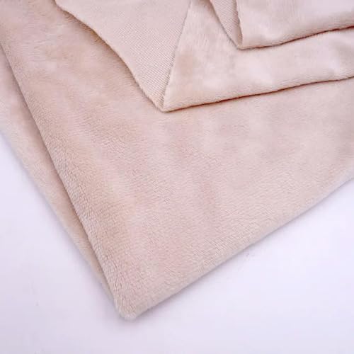 KEMTAT 160 cm breiter Minky-Stoff, superweicher Plüschstoff, Puppenstoff und weicher Flanellstoff für DIY-Spielzeug von KEMTAT