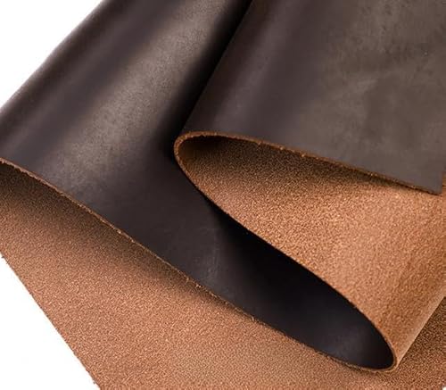 KEMTAT 1mm Dickes natürliches Rindsleder Crazy Horse Leder Farbe Vintage Rindsleder für DIY Leder Handwerk Gürtel Portemonnaie Tasche KEMTAT 1mm Dickes natürliches Rindsleder Crazy Horse Leder Farbe Vintage Rindsleder für DIY Leder Handwerk Gürtel Portemonnaie Tasche von KEMTAT
