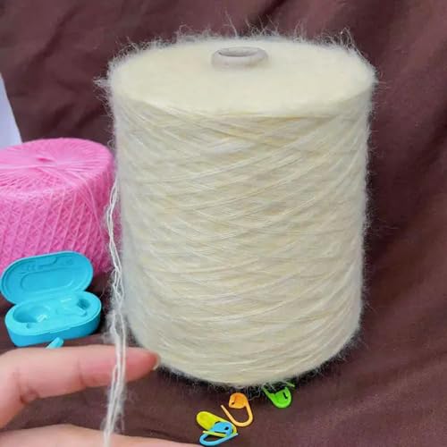 KEMTAT 500 g/Rolle Pailletten Mohair Schal Pullover Weiches dünnes Wollgarn Handstrickpullover Babykleidung Faden Häkeln Glitzer Mohair Garn KEMTAT 500 g/Rolle Pailletten Mohair Schal Pullover Weiches dünnes Wollgarn Handstrickpullover Babykleidung Faden Häkeln Glitzer Mohair Garn von KEMTAT