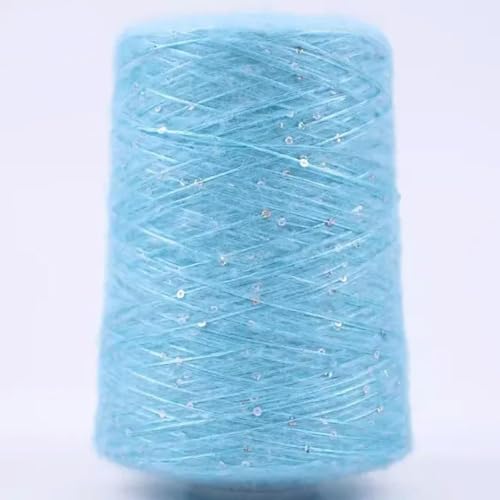 KEMTAT Neues, weiches, natürliches, farbenfrohes Plüsch-Mohair-Paillettengarn, 520 g, zum Stricken, Eisseide, metallisiertes Garn, Weben, Häkeln, Nähgarn KEMTAT Neues, weiches, natürliches, farbenfrohes Plüsch-Mohair-Paillettengarn, 520 g, zum Stricken, Eisseide, metallisiertes Garn, Weben, Häkeln, Nähgarn von KEMTAT