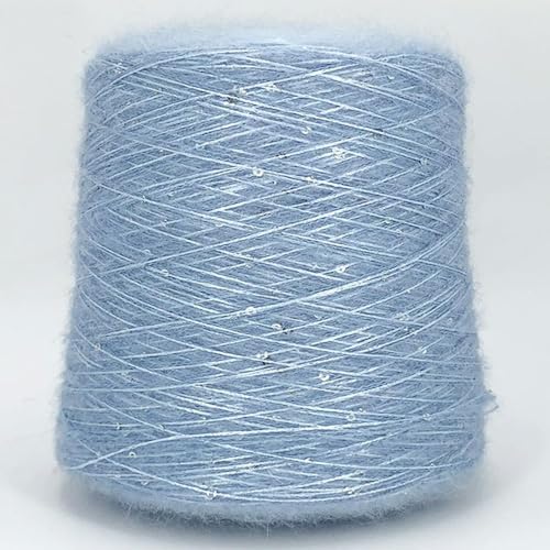 KEMTAT Neues, weiches, natürliches, farbenfrohes Plüsch-Mohair-Paillettengarn, 520 g, zum Stricken, Eisseide, metallisiertes Garn, Weben, Häkeln, Nähgarn KEMTAT Neues, weiches, natürliches, farbenfrohes Plüsch-Mohair-Paillettengarn, 520 g, zum Stricken, Eisseide, metallisiertes Garn, Weben, Häkeln, Nähgarn von KEMTAT