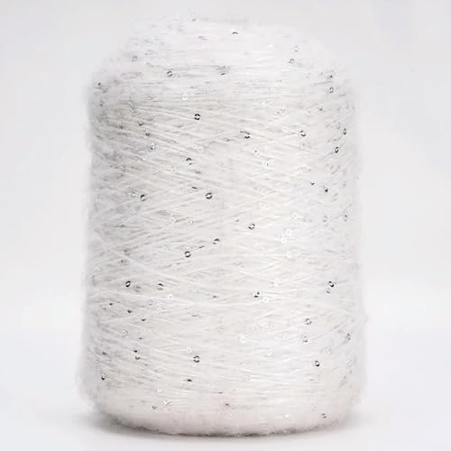 KEMTAT Neues, weiches, natürliches, farbenfrohes Plüsch-Mohair-Paillettengarn, 520 g, zum Stricken, Eisseide, metallisiertes Garn, Weben, Häkeln, Nähgarn KEMTAT Neues, weiches, natürliches, farbenfrohes Plüsch-Mohair-Paillettengarn, 520 g, zum Stricken, Eisseide, metallisiertes Garn, Weben, Häkeln, Nähgarn von KEMTAT