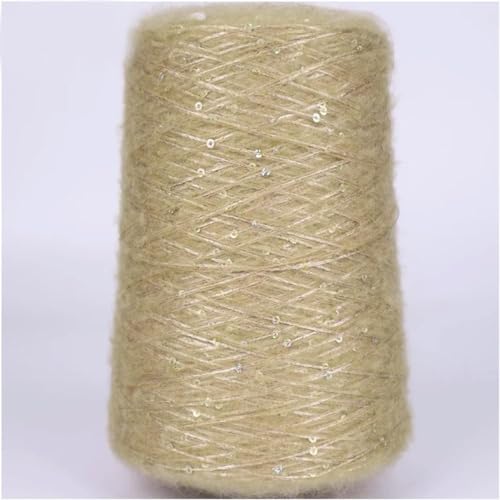 KEMTAT Neues, weiches, natürliches, farbenfrohes Plüsch-Mohair-Paillettengarn, 520 g, zum Stricken, Eisseide, metallisiertes Garn, Weben, Häkeln, Nähgarn KEMTAT Neues, weiches, natürliches, farbenfrohes Plüsch-Mohair-Paillettengarn, 520 g, zum Stricken, Eisseide, metallisiertes Garn, Weben, Häkeln, Nähgarn von KEMTAT