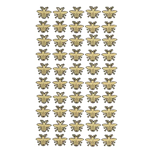 Eisen auf Gestickten Flecken, Bienenform, 50 PCs, DIY -Kleidungsreparatur mit Baumwollstoffen für Kleider, Röcke, Taschen Eisen auf Gestickten Flecken, Bienenform, 50 PCs, DIY -Kleidungsreparatur mit Baumwollstoffen für Kleider, Röcke, Taschen von KENANLAN