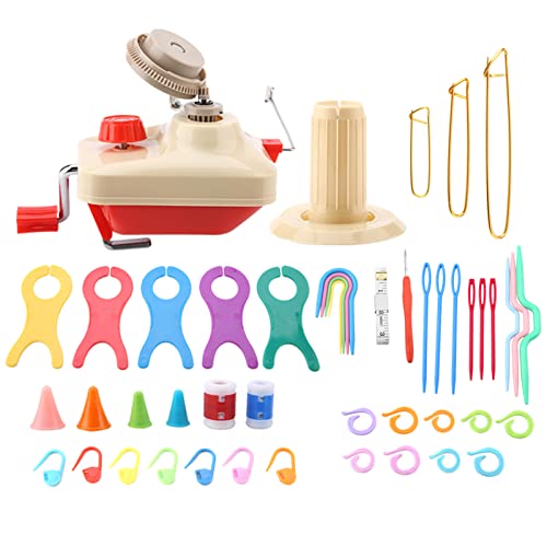 Garnkugel Wickler Handbetriebene Strickwollwolder -Kit mit Wickler Pin Counter Inch Meter Weaving Tool Set Garnkugel Wickler Handbetriebene Strickwollwolder -Kit mit Wickler Pin Counter Inch Meter Weaving Tool Set von KENANLAN
