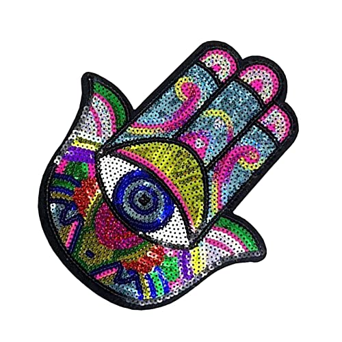 Handeiseisen auf Flecken mit Pailletten, Nähen mit Verziertem Abzeichen für Kleidungsjacken T -Shirt Hoodies, Ideal für Hosen, Taschen, Schuhe, Hüte, Kissen, Vorhänge Handeiseisen auf Flecken mit Pailletten, Nähen mit Verziertem Abzeichen für Kleidungsjacken T -Shirt Hoodies, Ideal für Hosen, Taschen, Schuhe, Hüte, Kissen, Vorhänge von KENANLAN