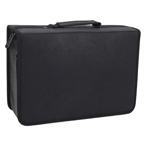 KENANLAN 80 Slots Marker Organizer Hülle, Schwarze Beutel mit Reißverschluss mit Traggefühlen, Tragbarer Aufbewahrungstasche, für Skizze, Stifte und Malwerkzeuge KENANLAN 80 Slots Marker Organizer Hülle, Schwarze Beutel mit Reißverschluss mit Traggefühlen, Tragbarer Aufbewahrungstasche, für Skizze, Stifte und Malwerkzeuge von KENANLAN