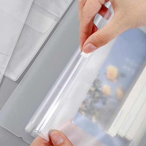 KENANLAN PVC-Zip-Bindemittel-Taschen, 12 Prozent Transparent 6-Loch-Taschenordner für Quittungen, Geld, Karten mit Speicherbeutel, A6-Binder-Taschen, Klare PVC-Geldbudgetumschläge (A6 KENANLAN PVC-Zip-Bindemittel-Taschen, 12 Prozent Transparent 6-Loch-Taschenordner für Quittungen, Geld, Karten mit Speicherbeutel, A6-Binder-Taschen, Klare PVC-Geldbudgetumschläge (A6 von KENANLAN
