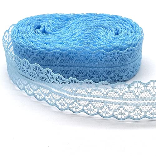 10 Yards weißes Spitzenband, Breite 28 mm, Zierstoff, DIY, bestickte Netzschnur zum Nähen, Dekoration, Spitzenstoff 10 Yards weißes Spitzenband, Breite 28 mm, Zierstoff, DIY, bestickte Netzschnur zum Nähen, Dekoration, Spitzenstoff von KENNA