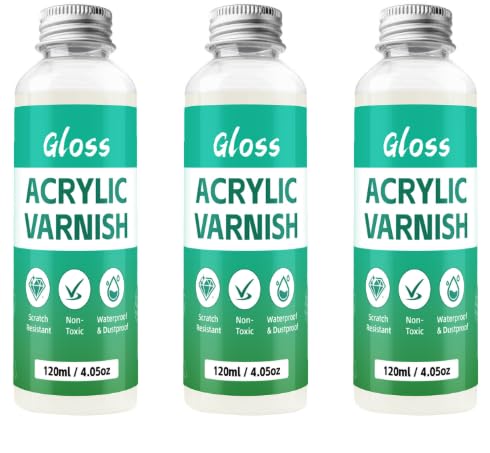 3 Stück Modelliermasse Lufttrocknend 120 ml Air Dry Clay Glaze Wasserfest Verhindert Vergilbung Rissbildung Geeignet Für Lufttrocknenden Ton von KEORHEZ