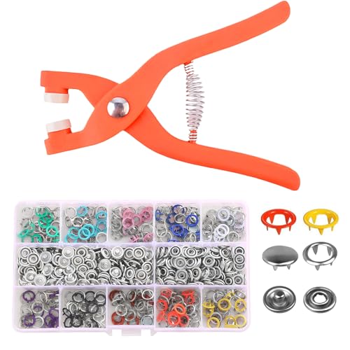 300 Satz Druckknopf Set Mit Zange Druckknöpfe Ohne Nähen Mit Druckknopf Zange Geeignet Zum Nähen Von Kinderkleidung Zum Reparieren Handgefertigter Kleidung Und Zum Selbermachen Von Kleidung 300 Satz Druckknopf Set Mit Zange Druckknöpfe Ohne Nähen Mit Druckknopf Zange Geeignet Zum Nähen Von Kinderkleidung Zum Reparieren Handgefertigter Kleidung Und Zum Selbermachen Von Kleidung von KEORHEZ