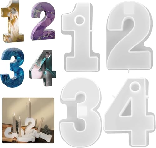 Silikonformen 1-4 Zahlen, DIY Silikonform Gießformen Kerzenhalter, Adventskranz Gießform, Silikon Kerzenhalter, Adventskranz Zahlen Kerzenständer Silikonform, Kerzenformen Zum Gießen Silikonformen 1-4 Zahlen, DIY Silikonform Gießformen Kerzenhalter, Adventskranz Gießform, Silikon Kerzenhalter, Adventskranz Zahlen Kerzenständer Silikonform, Kerzenformen Zum Gießen von KEORHEZ