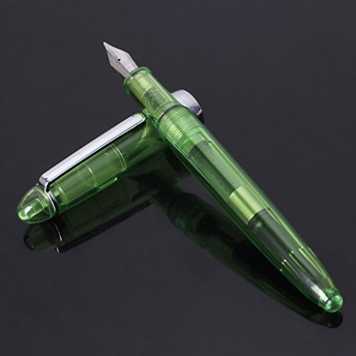 KERDEJAR Jinhao 992 Transparenter Füllfederhalter, 0,5 mm, Schreibwarenzubehör, Schreibwerkzeug, Geschenk, Grün KERDEJAR Jinhao 992 Transparenter Füllfederhalter, 0,5 mm, Schreibwarenzubehör, Schreibwerkzeug, Geschenk, Grün von KERDEJAR