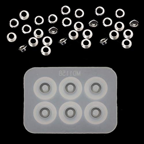 KERDEJAR Perlenform, 1 Packung S925 Perlenstopper-Set, Silikonform, Perlenarmband, Perlen für Schmuckherstellung, DIY KERDEJAR Perlenform, 1 Packung S925 Perlenstopper-Set, Silikonform, Perlenarmband, Perlen für Schmuckherstellung, DIY von KERDEJAR