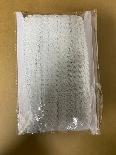 Elastisches Paillettenband, Länge 9,1 m, Breite 3,1 cm, für alle Arten von genähten Kleidungsstücken von KERGAEN