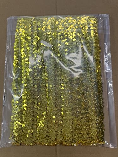 Elastisches Paillettenband, Länge 9,1 m, Breite 3,1 cm, für alle Arten von genähten Kleidungsstücken von KERGAEN