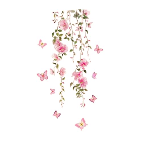 KESOTO Blumenrebe Wandaufkleber PVC Schale Und für Wohnzimmer Badezimmer KESOTO Blumenrebe Wandaufkleber PVC Schale Und für Wohnzimmer Badezimmer von KESOTO