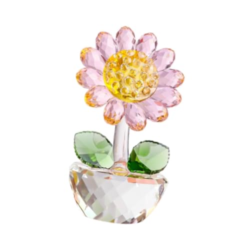 KESOTO Glasfigur, Tischdeko, Kleines Ornament für Büro Und Hochzeit, Rosa KESOTO Glasfigur, Tischdeko, Kleines Ornament für Büro Und Hochzeit, Rosa von KESOTO