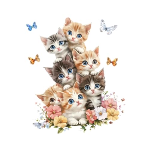 KESOTO Kätzchen Wandaufkleber Katzenwandabziehbilder für Sofa TV Hintergrund KESOTO Kätzchen Wandaufkleber Katzenwandabziehbilder für Sofa TV Hintergrund von KESOTO