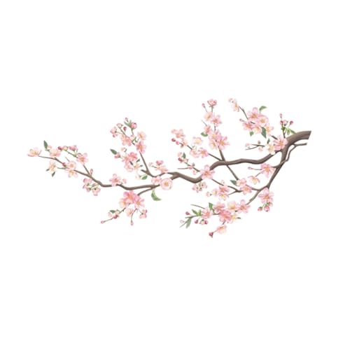 KESOTO Pfirsichblütenzweig Wandaufkleber PVC Blumenkunst Wandbild für Schlafzimmer KESOTO Pfirsichblütenzweig Wandaufkleber PVC Blumenkunst Wandbild für Schlafzimmer von KESOTO