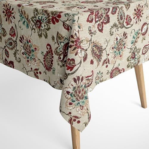 Jacquard Tischdecke aus beschichteter Baumwolle mit Fleckenschutz Indi Weihnachten Boho eckig rund oval Rand: Baumwollpaspel, Größe 120 x 180 cm eckig Jacquard Tischdecke aus beschichteter Baumwolle mit Fleckenschutz Indi Weihnachten Boho eckig rund oval Rand: Baumwollpaspel, Größe 120 x 180 cm eckig von KEVKUS